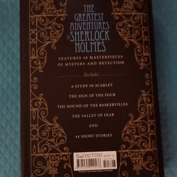 Sherlock Holmes Hardcover Book - Picture 3 of 6